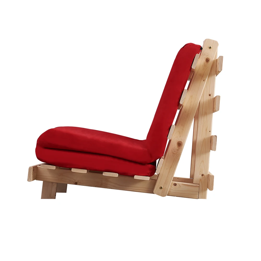 Удобный Одноместный трехскладной диван кровать Futon каркас для кровати цельный