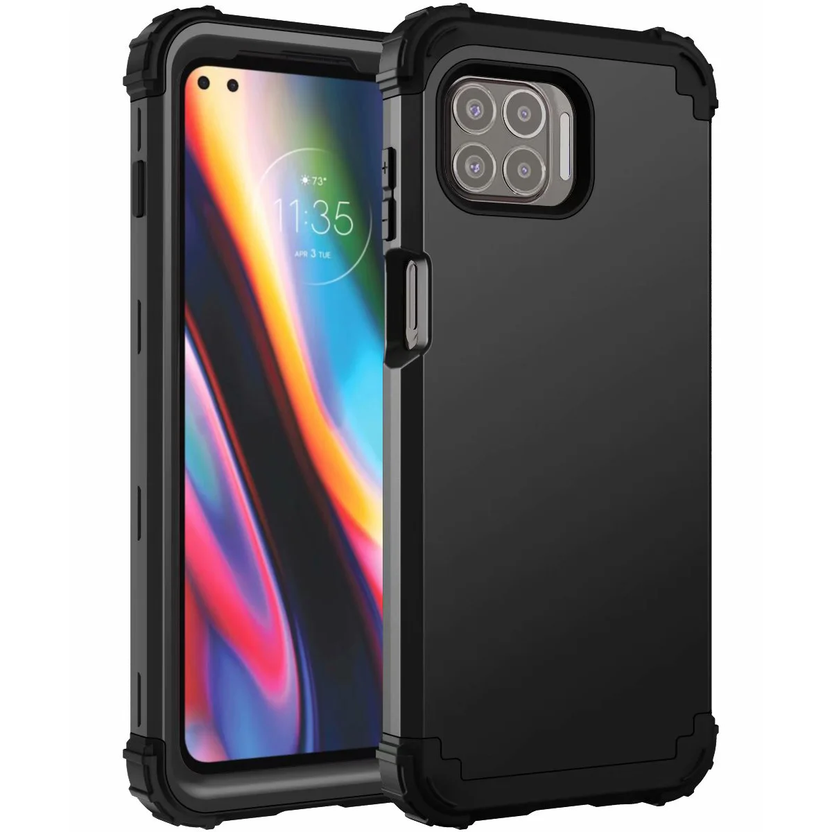 Rugged Hybrid Armor Defender Shockproof Protective Case for Maximum Impact Protection
