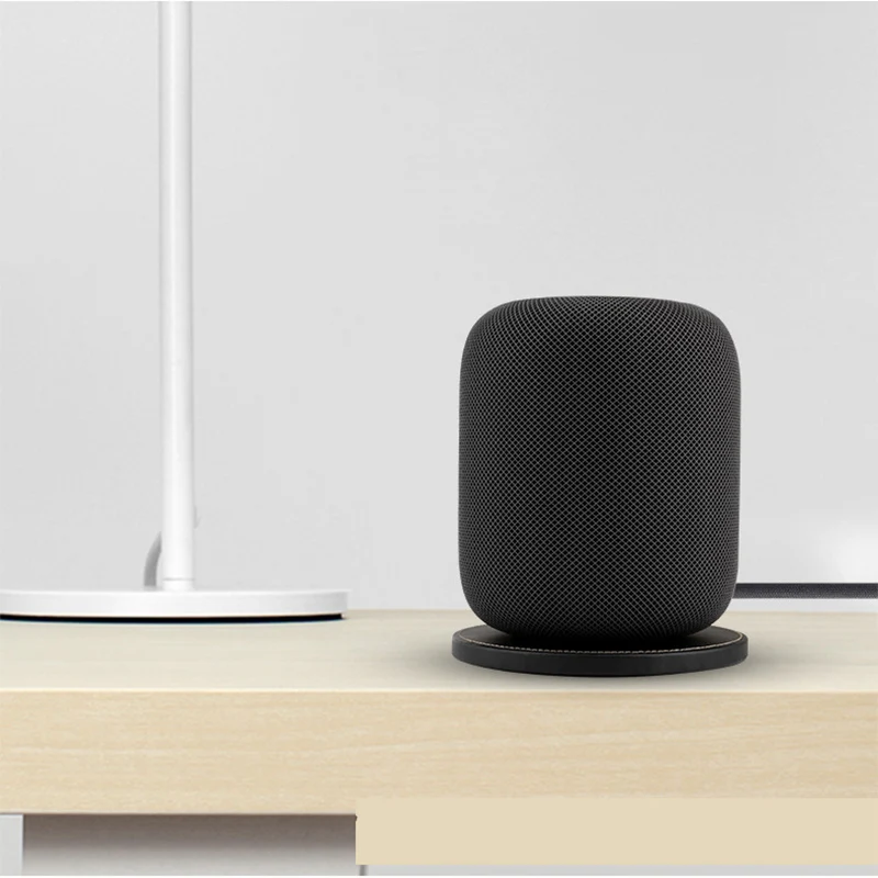 Противоскользящий на кожаной основе коврик для Apple Homepod Bluetooth динамик водонепроницаемый кожаный коврик портативный динамик