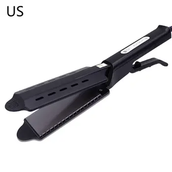 

Ceramic Tourmaline Ionic Flat Iron Electronic Thermostat Hair Straightener Wet Dry Dual-use Hair Stretch Supplies