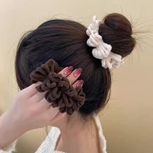 

1Pcs Elastic Hair Accessories For Women Kids Black Rubber Band Ponytail Holder Gum For Hair Ties Scrunchies Hairband
