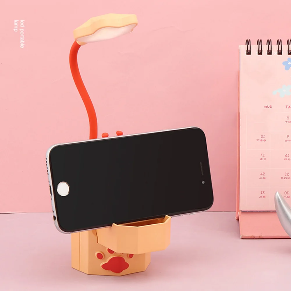 

Прикроватная Светодиодная лампа с зарядкой от Usb, декоративный светильник для комнаты в подарок с милыми маленькими животными, студийный ночник для спальни