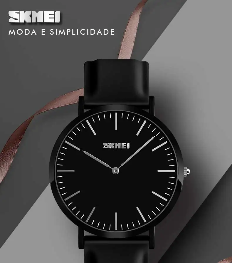 relógio casual tempo à prova dwaterproof água