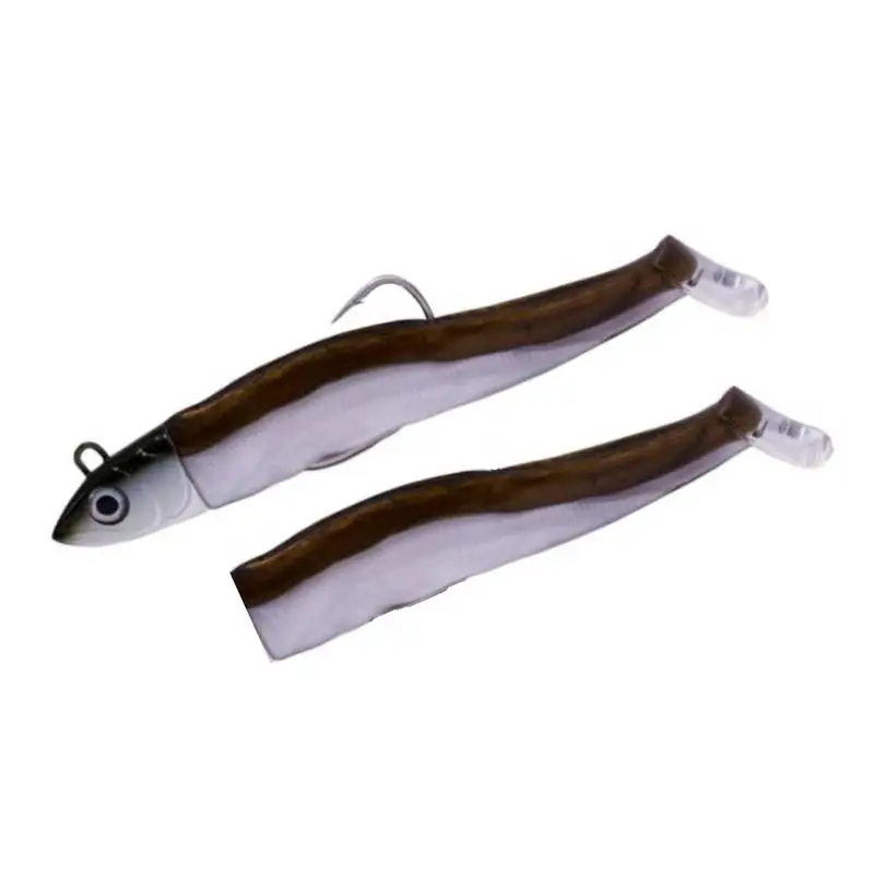 Hunthouse мягкая рыболовная приманка в виде черного гольяна LW220 120/90 мм 25/12/5 г easy shiner