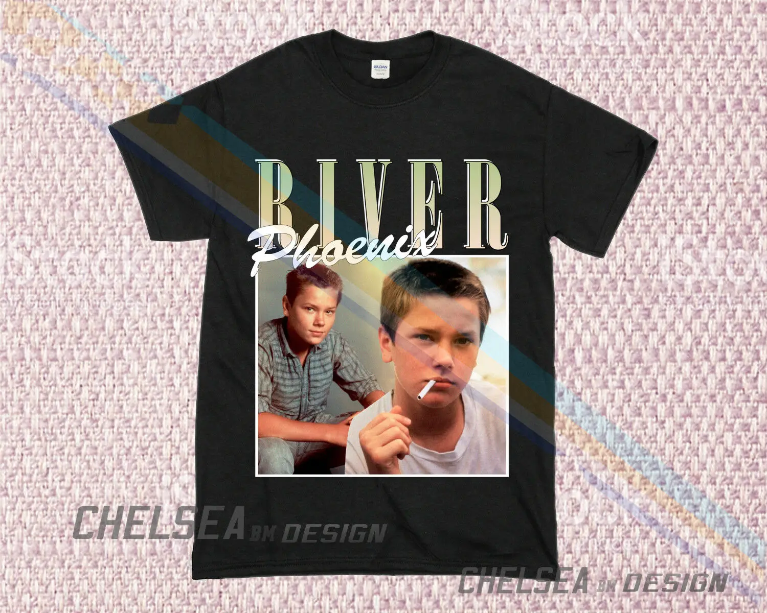 Inspired By River Phoenix T-Shirt Merch Tour Vintage Rare 2019 New Cotton Top Quality Funny O Neck T Shirt Cartoon Shirts |