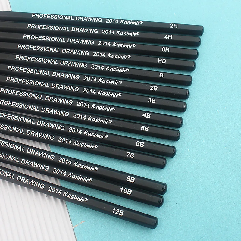 14 Pcs Set Professional Black Art Sketch Pencil 1b 2b 3b 4b 5b 6b 7b 8b 10b 12b 2h 4h 6h Hb Drawing Writing Pencils Stationery Standard Pencils Aliexpress