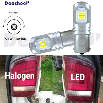 

White Canbus No Error P21W 1156 LED Backup Reverse Light Lamp For VW Volkswagen T4 T5 T5.1 T6 Transporter Multivan Caravelle