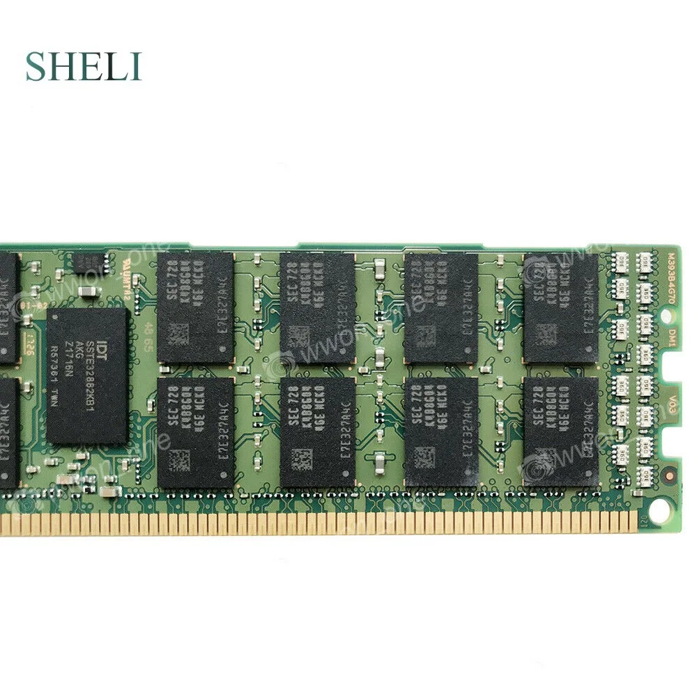 Samsung 32GB 4RX4 PC3-12800R DDR3-1600MHz 240pin ECC Registered Server RDIMM RAM