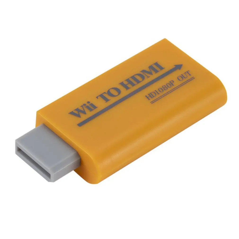 Игровая консоль Wii Hdmi ТВ конвертер совместимый с кабелем адаптером высокой