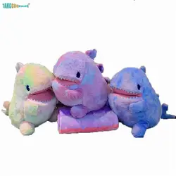 100*150 см Одеяло и с изображением милой радуги и Фигурка динозавра 60 см плюшевые игрушки для малышей подарок на день рождения Рождество