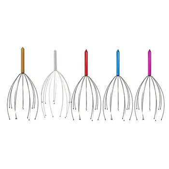 

Stainless Steel Octopus Head Massager Massage Instrument Head Scratchy Scratching Head Scalp Massager
