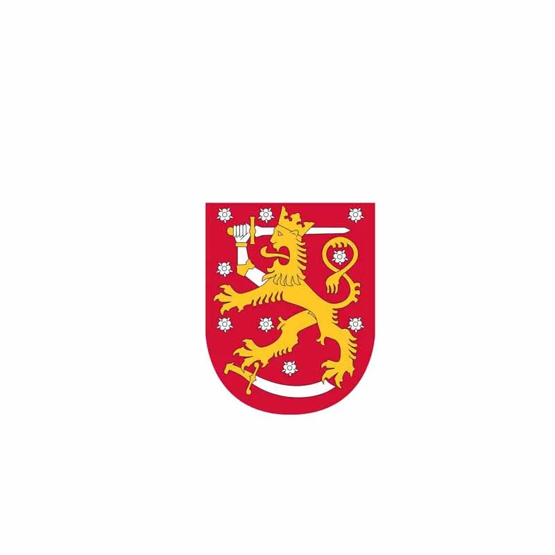Aliauto модная наклейка на автомобиль Finland Arms Shield Светоотражающая виниловая наклейка покрытие царапины для Vw Nissan Suzuki peugeot, 12 см* 10 см