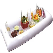 Надувные салатные тарелки бар обслуживания салат буфет охладитель льда напиток для пикника тарелка стола