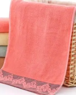 2 4 Colors High Absorbent Face Towel Cotton Bathroom Towel Hand Towel For Adults Quick Dry Soft 34*74cm - Цвет: 2