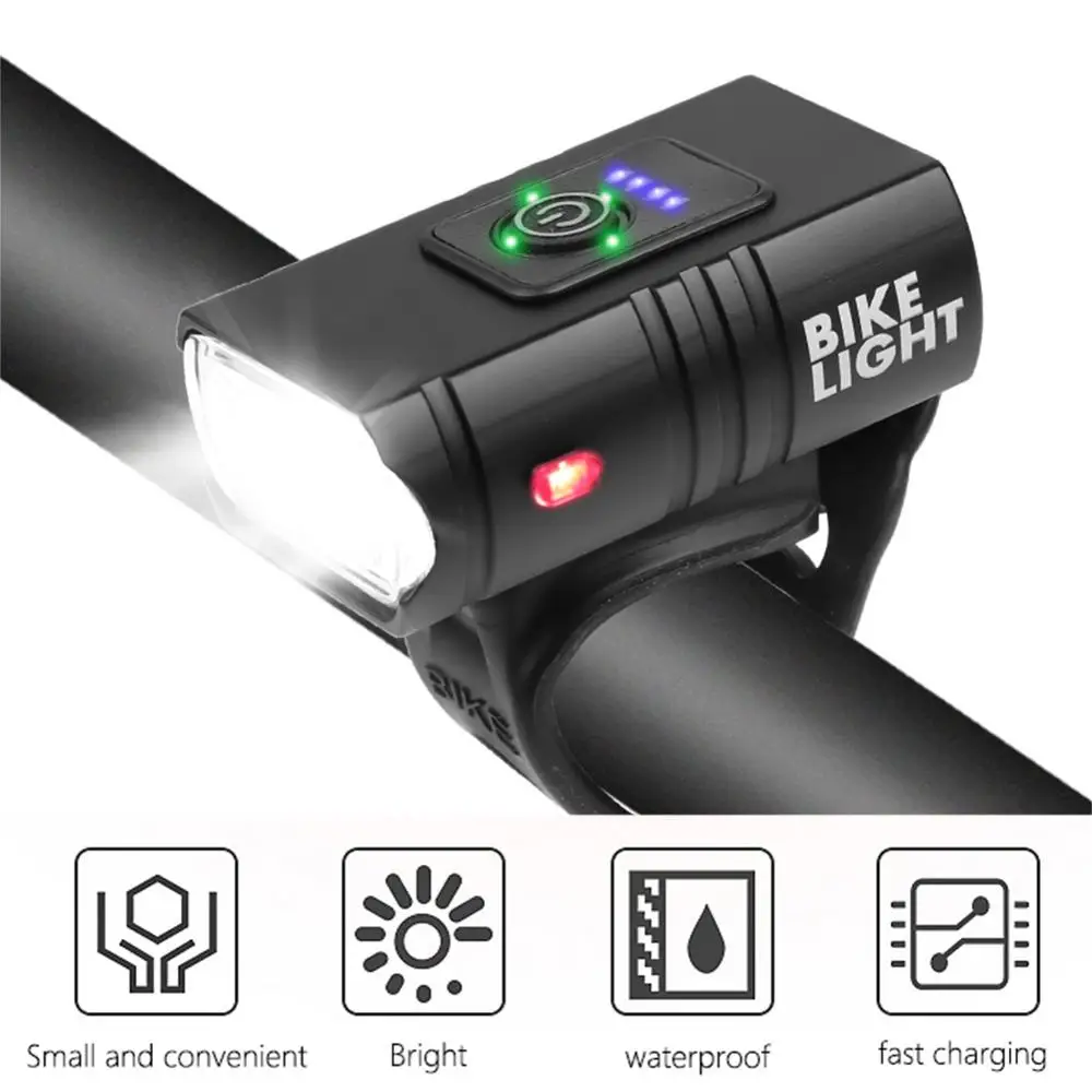 T6 LED Bicycle Light 10W 800LM 6 Modes USB Rechargeable Power Display MTB Mountain Road Bike Front Lamp Cycling Equipment|Bicycle Light| - AliExpress