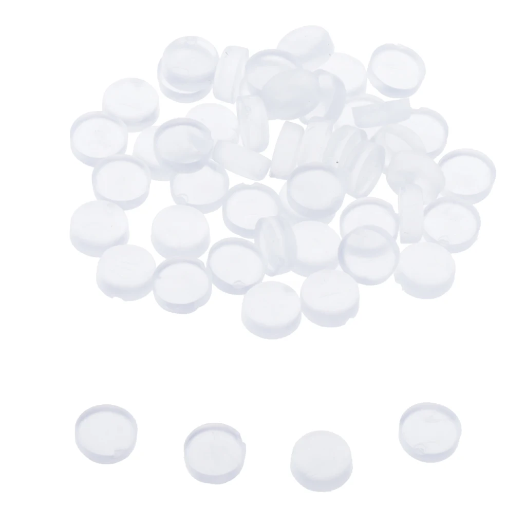 50 Pack Trombone Trumpet Parts Waterkey Spit Valve Cork Pads Tools Accessory Water Key Cork Pads