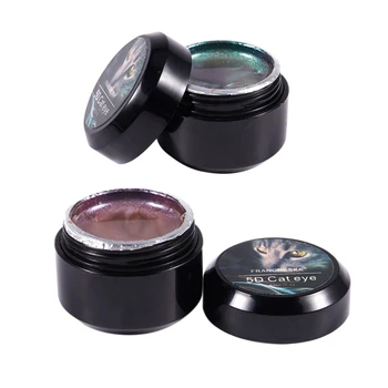 

Francheska Gel Nail Polish 3D Glitter Cat Eye Gel Polish Nail 8Ml 007 & Francheska 8Ml Spider Gel Nail Polish Golden