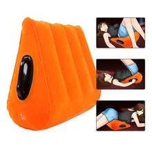 Sex Infltable Pillow Sexy Furniture Supplies Adult Hotel Chair Sex Support Position Punching Steam Bed Body  Support Cushion