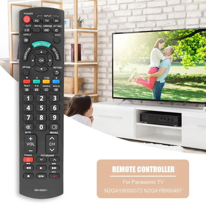 Сменный пульт дистанционного управления для телевизора Panasonic N2QAYB000572 N2QAYB000487