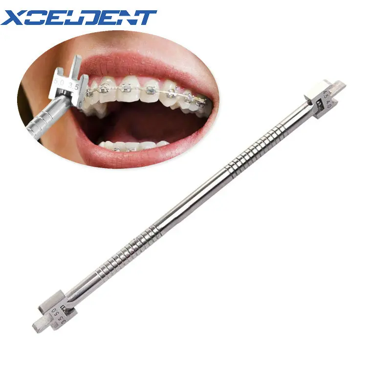 1 шт. полностью регулируемый стоматологический ортодонтический кронштейн позиционирования высота фитиль Калибр инструмент высокое качество