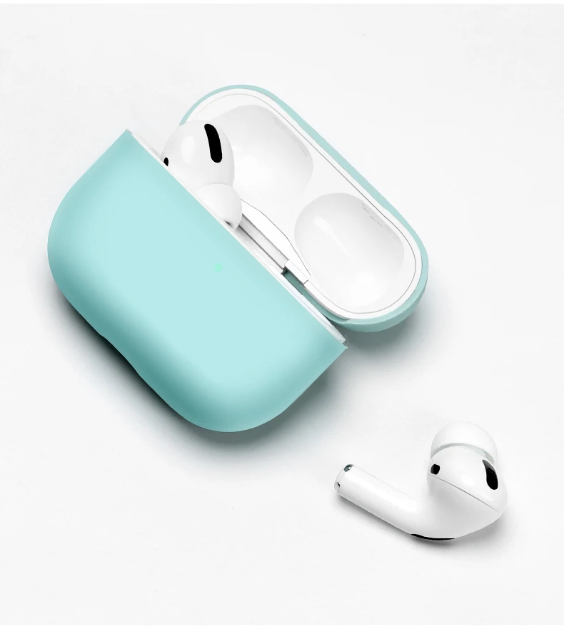Для AirPods Pro силиконовый чехол для зарядки наушников Защитный чехол Беспроводная Крышка для наушников AirPods 3 Аксессуары