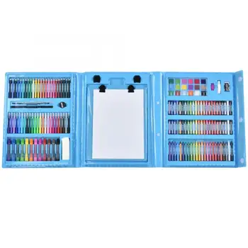 

176PCS Watercolor Pen Oil Crayons Colored Pencil Set Art Painting Supplies with Gift Box
