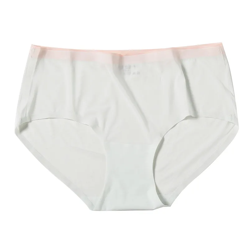 Сексуальные трусики для женщин, женское нижнее белье, разноцветные трусики, женские бесшовные шелковые трусики, дышащее женское нижнее белье - Цвет: green