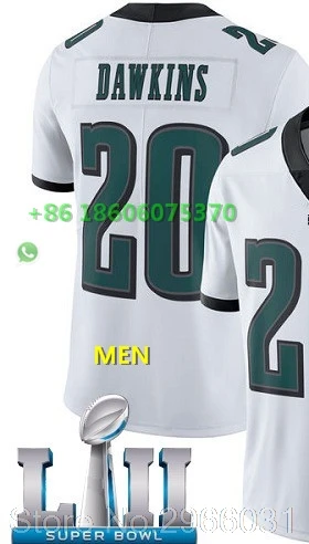 For men Philadelphia s патч Супер Мужские взрослые Джерси 17 Alshon Jeffery 20 Brian davkins 27 Malcolm Jenkins 56 Chris Long bowl - Цвет: For men