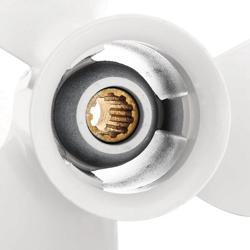 Морской подвесной двигатель Пропеллер 664-45947-01-El 9 7/8X11 1/4 для Yamaha 20-30Hp алюминиевый сплав 3 лезвия черный 10 сплайн зуб