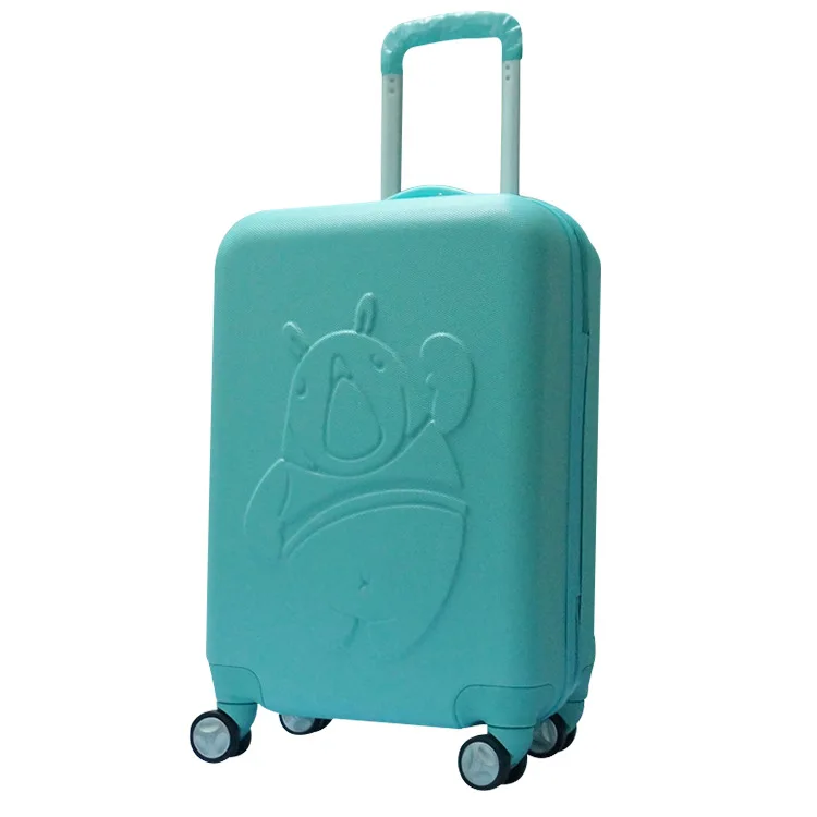 

New Style CHILDREN'S Trolley Case Universal Wheel 20-Inch Cartoon Matching Color ABS Travel Lugguge Password Luggage Bag Customi