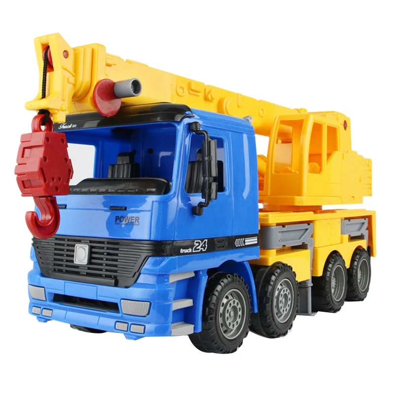 

Friction Powered Crane Truck Vehicle Toy Construction Toy,Inertia Repair Car Toy, Engineering Vehicle,Toys for Children 2-6 Year