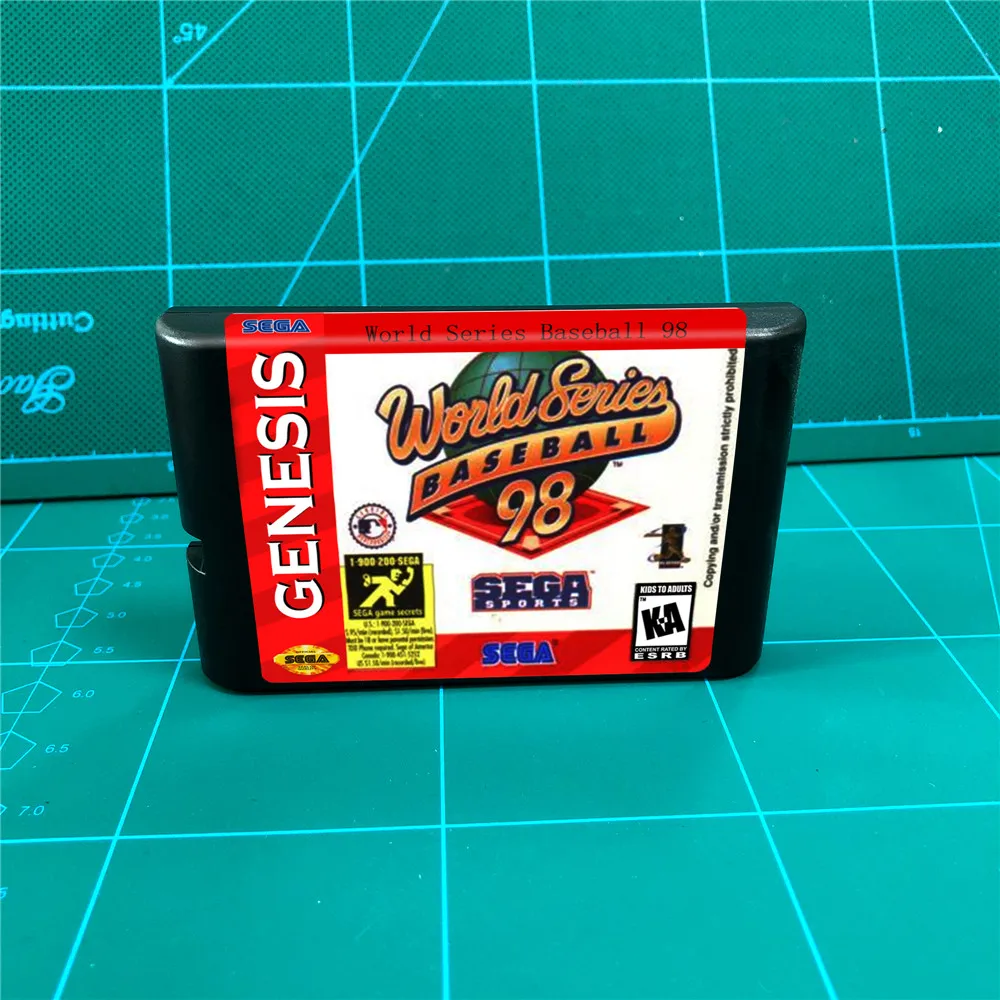 Мировой Серии Бейсбол 98 16 бит MD игры Картридж для MegaDrive Genesis консоли|Запасные
