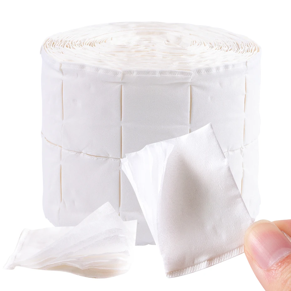 1Pack Multi Layer Cotton Lint-Free Napkins Nail Cotton Pad Removing Gel Polish Varnish Degreaser Soak Off Manicure Tools PP918 nail cotton pads,disposable nail pads