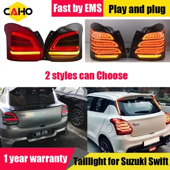 

Car LED Tail Light Taillight For Suzuki Swift 2017 2018 2019 2020 Rear Fog Lamp + Brake Light + Reverse + Dynamic Turn Signal
