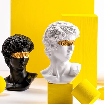 

ABSTRACT SCULPTURE DAVID PEOPLE STATUES FOR DECORATION STATUE HOME DECORATION ACCESSORIES MYTHOLOGY EUROPE MODERN RESIN