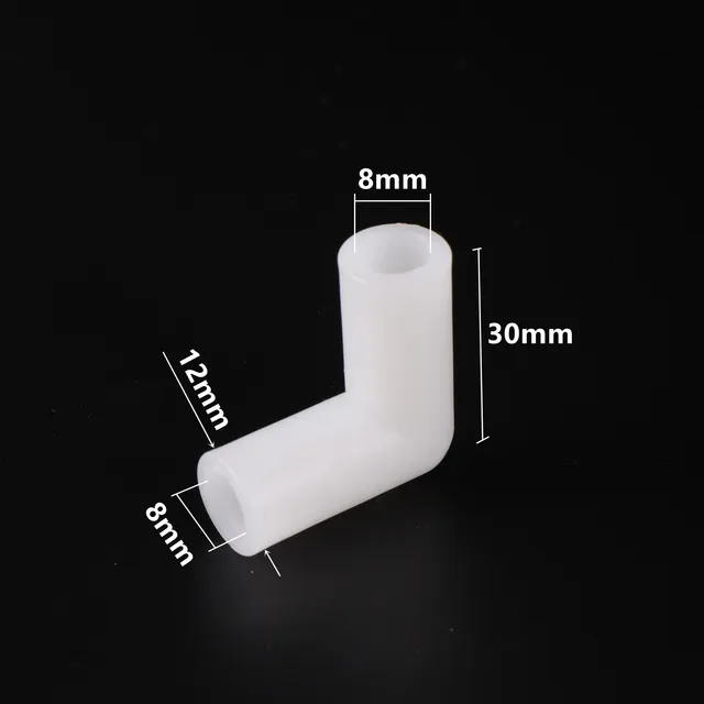 Kert Öntöző Vízcsatlakozó Azonosító 8 Mm -Es Műanyag Csatlakozó Póló Elobow Egyenes Ízületi Diy Üvegházhatású Virág Fészer 10Db - Image 4