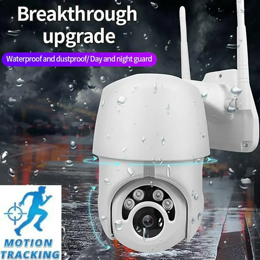 

1080P PTZ IP Camera Wifi Outdoor Speed Dome Wireless Wifi Security Camera Pan Tilt 4X Digital Zoom 2MP Network CCTV Surveillance