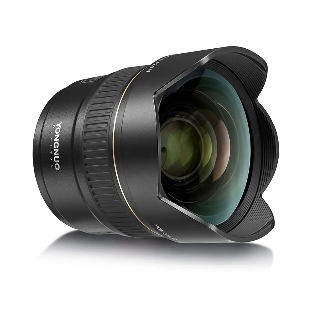 YONGNUO YN14mm F2.8N ультра-широкоугольный объектив AF/MF Диагональный угол YN14 F2.8 объектив для Nikon D5600 D5500 D850 D600 DSLR камеры