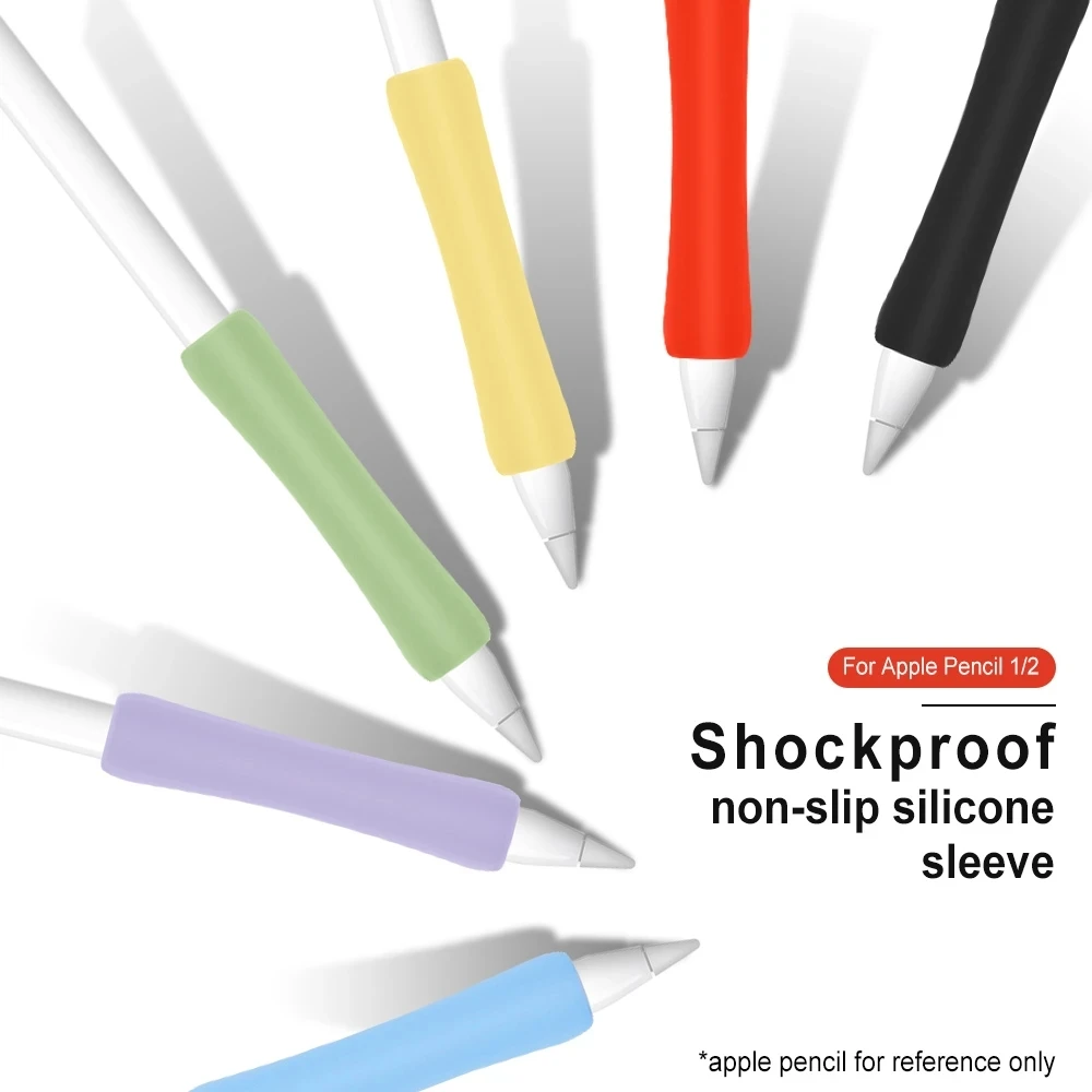 TPU Silicon Protective Cover Apple Pencil 2 Accessories Anti-scratch Case Apple Pencil 1 Protect Case