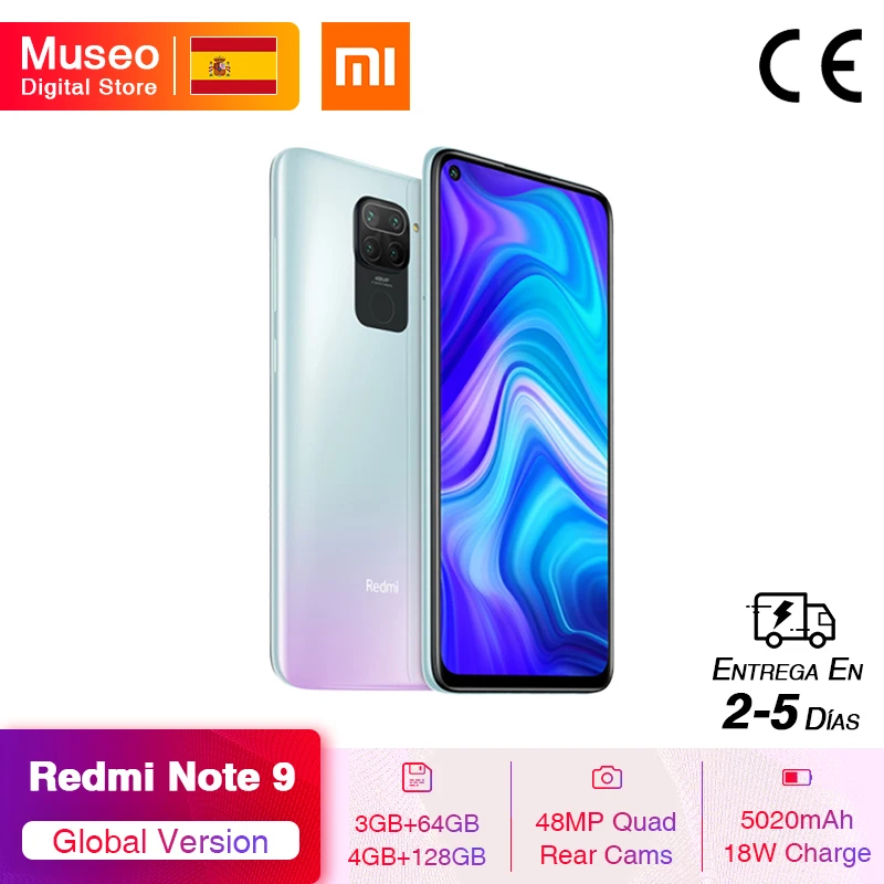 Global Version Xiaomi Redmi Note 9 64GB / 128GB Smartphone Helio G85 Octa Core 48MP Quad Rear Camera 6.53 Global Version Xiaomi Redmi Note 9 64GB / 128GB Smartphone Helio G85 Octa Core 48MP Quad Rear Camera 6.53