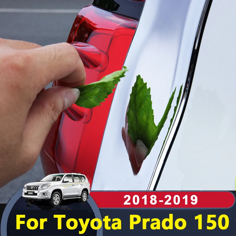 Для Toyota Land Cruiser Prado 150 2018 2019 внешние аксессуары хромированная накладка на заднюю