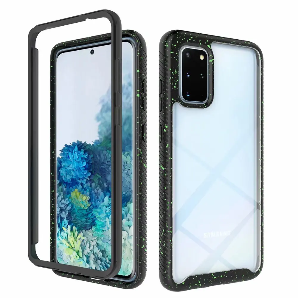 Для Samsung Galaxy Note 20 Ультра мягкий ТПУ + Жесткий ПК матовый прозрачный защитный чехол