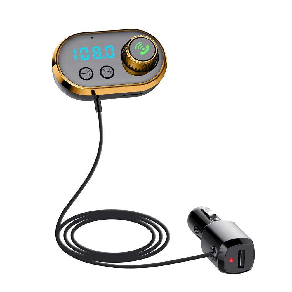 Q16 Bluetooth FM передатчик Bluetooth адаптер авто радио передатчик, 2-Порты и разъёмы USB Ladeger? t mit QC3.0 - Название цвета: color2