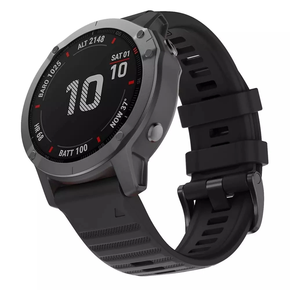 26 22MM Silikon QuickFit Armband Strap Für Coros VERTIX/2 SmartWatch Easyfit Handgelenk Band Für Garmin Fenix 7 7X 6 6X Pro Correa