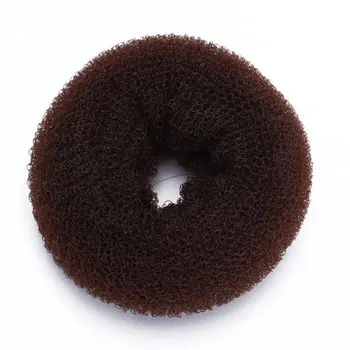 

Foam Sponge ic Donut Bun Former Maker Ring Hair Styling Tool Brown Chic