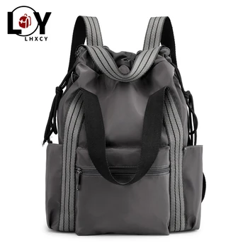 

Multifunction Nylon Drawstring Zipper Waterproof Travel Backpacks High Capacity Soft Shoulder Bags High Quality Women Backpacks