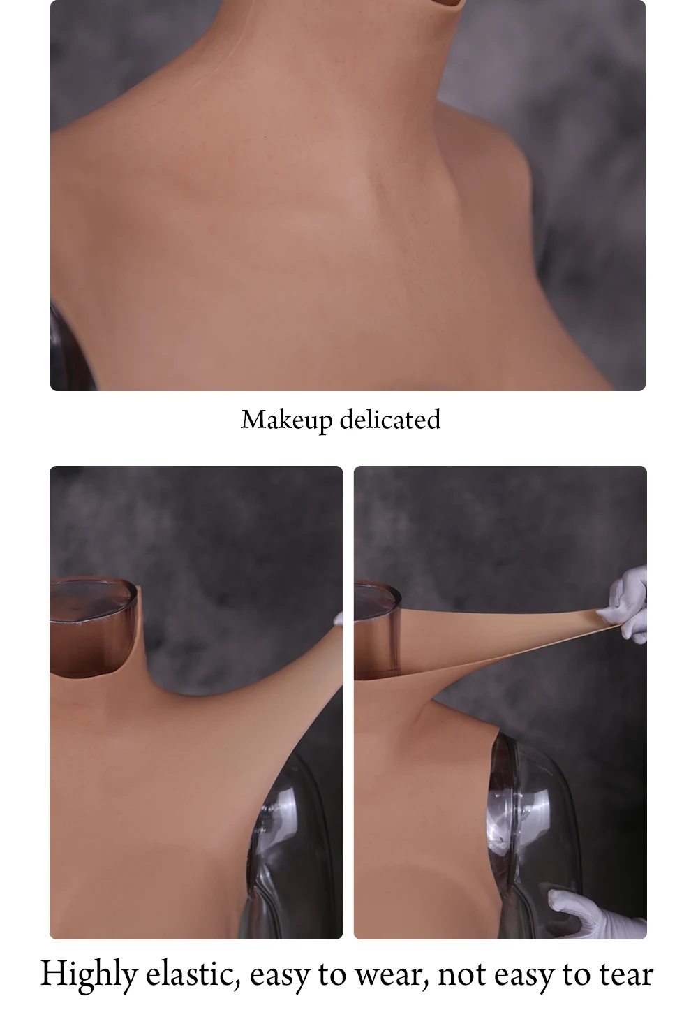 Eyung fifth generation silicone breast forms fake boobs (4)