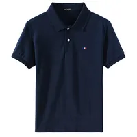 Polo d'été de haute qualité pour hommes 100% coton décontracté manches courtes Polos zones me mode revers T-shirt Homme Y-S-5XL 3