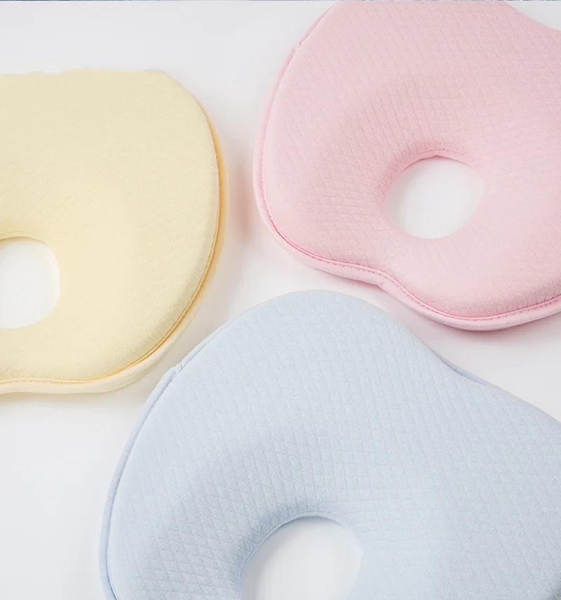 

3Ppc Anti Flat Head Baby Pillow Newborn Memory Foam Infant Baby Head Cushion Support Roll Shaping Pillow WITH BOX