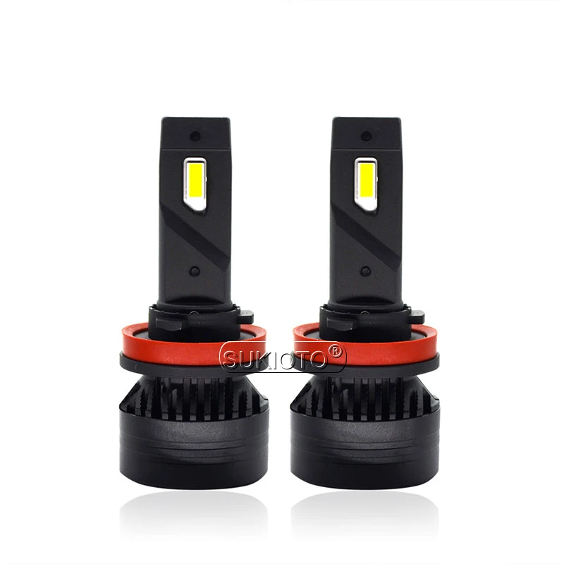 SUKIOTO 1 Set F3 LED Headlight Kit H4 H7 H8 H11 9005 HB3 9006 Car LED Headlamp G-XP Chips 90W 10000LM 6500K Car LED Fog Light (7)
